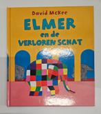 David Mckee - Elmer en de verloren schat, 3 tot 4 jaar, Ophalen of Verzenden, Zo goed als nieuw, David Mckee