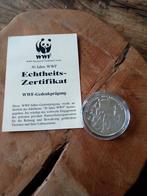 Zilveren Panda munt WWF, Postzegels en Munten, Edelmetalen en Baren, Ophalen of Verzenden