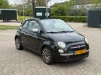 Fiat 500 Cabrio 1.2 AUT Leer Stoelverwarm. Xenon NAP NW apk, 1242 cc, 4 cilinders, Cabriolet, Zwart