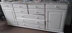 Witte kast met lades - reparatie nodig, Huis en Inrichting, Kasten | Buffetkasten, Ophalen