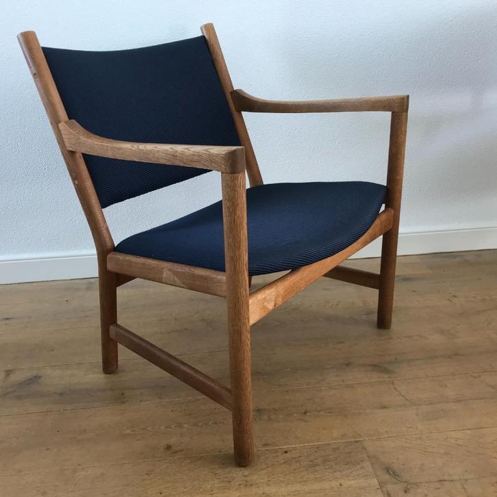 Carl Hansen CH52 Hans J. Wegner vintage fauteuil stoel, Huis en Inrichting, Fauteuils, Gebruikt, 50 tot 75 cm, 75 tot 100 cm, Ophalen