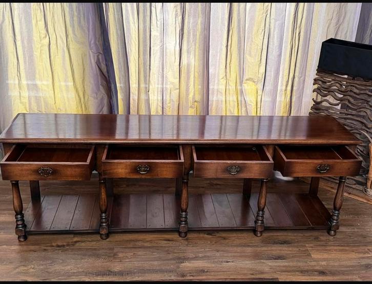 Antieke Dressoir - Prachtstuk!, Huis en Inrichting, Kasten | Dressoirs, Gebruikt, 200 cm of meer, 25 tot 50 cm, Met lade(s), Overige houtsoorten