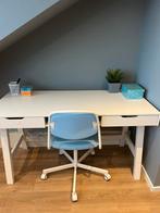 Woood Nikki Bureau Grenen Wit, Ophalen, Gebruikt, Bureau