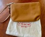 Coach Leren Handtas / Polstas, Ophalen of Verzenden, Nieuw, Beige, Handtas