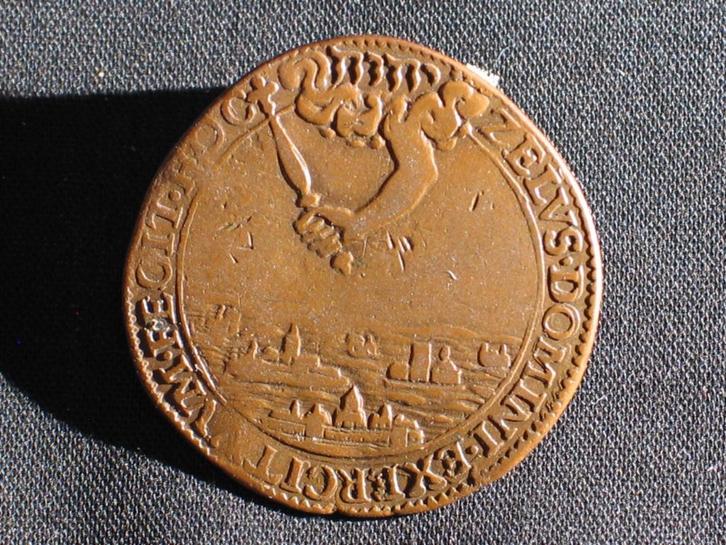 Rekenpenning Jeton inname Coevorden Steenwijk 1592. 2143, Postzegels en Munten, Munten | Nederland, Losse munt, Overige waardes