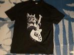 Ongedragen Kat Spelende Gitaar T Shirt XL, Ophalen of Verzenden, Nieuw, Maat 56/58 (XL)