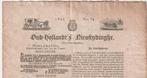 Oud krantje 1895 Oud Hollandt's Nieustijdinghe No. 85, Verzenden, Nederland, Krant