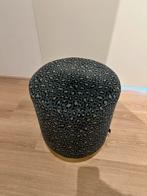 Panter poef groen met goud - Essenza, Ophalen, Zo goed als nieuw, Rond, Minder dan 50 cm