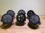 6x American DJ Mega QPlus GO LED accu spot DMX RGB+UV, Muziek en Instrumenten, Licht en Laser, Ophalen of Verzenden, Gebruikt