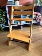 Tripp trapp/triptrap stoel eiken/licht/natural (oak?), Kinderen en Baby's, Kinderstoelen, Ophalen, Zo goed als nieuw, Meegroeistoel