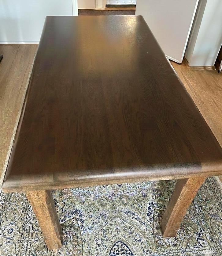 Eiken eettafel 160x85 cm, Huis en Inrichting, Tafels | Eettafels, Gebruikt, 50 tot 100 cm, 150 tot 200 cm, Vier personen, Rechthoekig