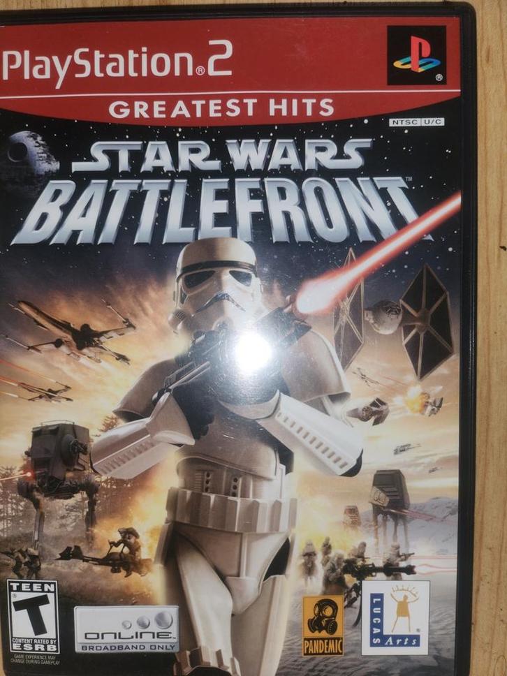 Star Wars Battlefront PS2 - NTSC, Spelcomputers en Games, Games | Sony PlayStation 1, Gebruikt, Shooter, 2 spelers, Vanaf 12 jaar