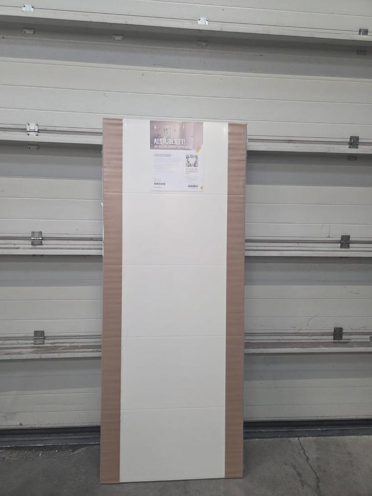 UITVERKOOP SVEDEX LIJNDEUREN AL14 alpine wit rechts/linksdr, Doe-het-zelf en Verbouw, Deuren en Horren, Nieuw, Binnendeur, 200 tot 215 cm