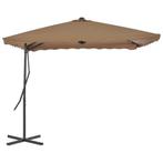 Zweefparasol parasol 250x250 cm Taupe GRATIS VERZENDEN!, Nieuw, Zweefparasol, 2 tot 3 meter, Verzenden