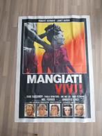 Italiaanse 2 Fogli Filmposter Mangiati Vivi (Eaten Alive), Deurposter of groter, Ophalen of Verzenden, Film en Tv, Rechthoekig Staand