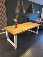 Steigerhout eettafel 220x100x78, Huis en Inrichting, Tafels | Eettafels, Ophalen, Gebruikt, Eikenhout, 200 cm of meer