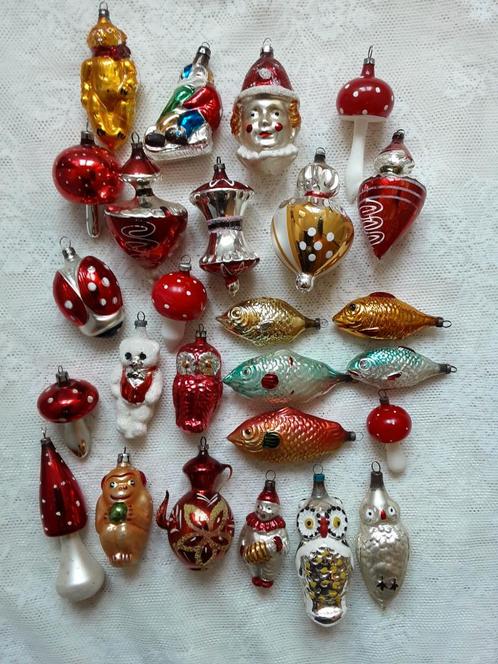 Oude kerstballen oude kerstversiering, Diversen, Kerst, Gebruikt, Ophalen