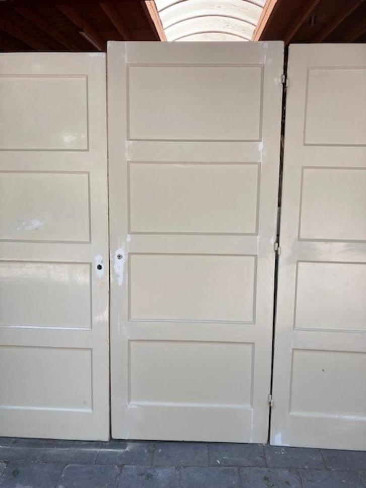 3-slag antieke extra brede paneeldeuren,87/88x207/211cm34mm, Huis en Inrichting, Woonaccessoires | Overige, Gebruikt, Ophalen