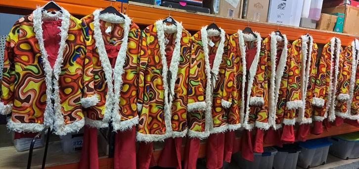 Carnavalsjas met broek hippie - Diverse maten!, Kleding | Heren, Carnavalskleding en Feestkleding, Ophalen of Verzenden