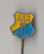 Korfbal CKV Swift speldje Ede, Verzamelen, Speldjes, Pins en Buttons, Gebruikt, Niet vindbaar, Niet vindbaar, Speldje of Pin