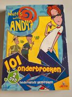 Nieuw! Dvd what's with Andy? 101 onderbroeken, Amerikaans, Ophalen of Verzenden, Tekenfilm, Nieuw in verpakking