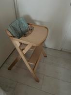Kinderstoel blank hout, Kinderen en Baby's, Kinderstoelen, Ophalen, Zo goed als nieuw, Overige typen, Aanschuifbaar