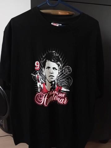 Zwart T-shirt Klaas-Jan Huntelaar mt XL  beschikbaar voor biedingen