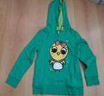 Appelgroene katoenen sweater met grappig kuikentje maat 128, Kinderen en Baby's, Kinderkleding | Maat 128, Ophalen of Verzenden