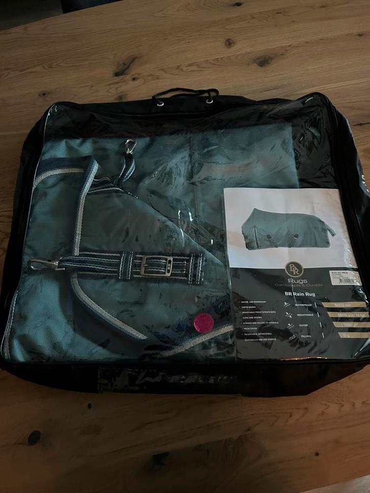 Nieuwe BR Regendeken - 155/205cm, Dieren en Toebehoren, Paarden en Pony's | Dekens en Dekjes, Nieuw, Deken, Ophalen of Verzenden