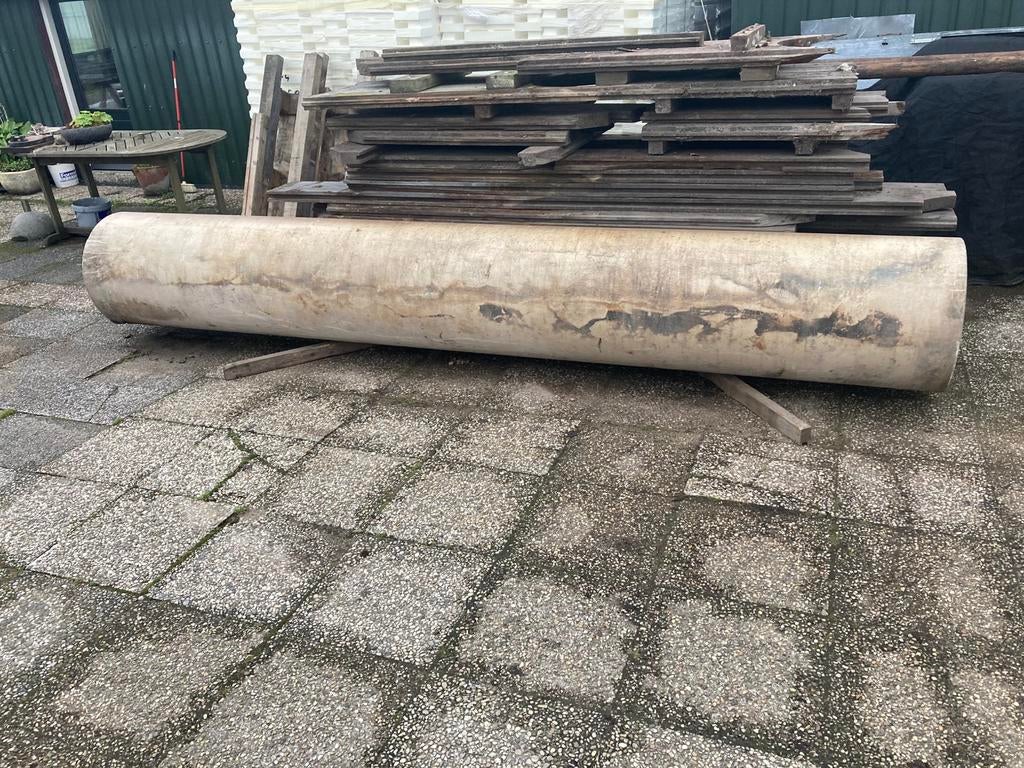 Duikerbuis polyester voor dam., Doe-het-zelf en Verbouw, Buizen en Afvoer, Ophalen, Overige materialen, 60 tot 80 mm, 4 tot 6 meter