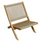 Raw Materials houten tuinstoelen lounge stoel inklapbaar 2X, Tuin en Terras, Ophalen of Verzenden, Zo goed als nieuw, Teakhout