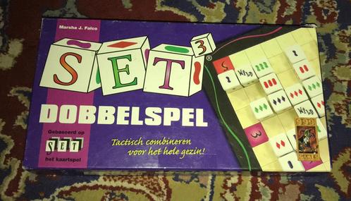 SET Dobbelspel Dobbelspel, Hobby en Vrije tijd, Gezelschapsspellen | Overige, Zo goed als nieuw, Ophalen of Verzenden