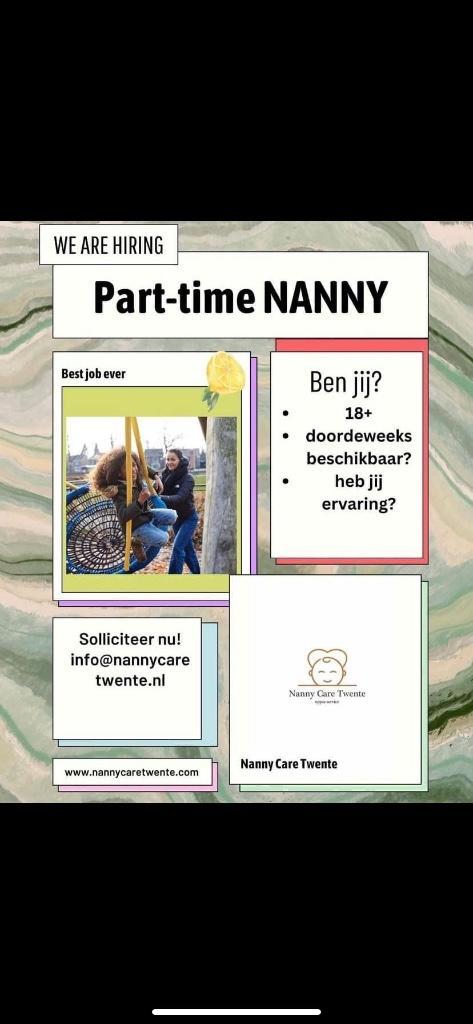 GEZOCHT: Nanny Enschede, Diensten en Vakmensen, Thuiszorg en Kraamhulp, Sociale zorg, Komt aan huis