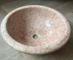 2 vintage marmeren waskommen, Huis en Inrichting, Badkamer | Badkamermeubels, Minder dan 100 cm, Wasbak of Wastafel, 25 tot 50 cm
