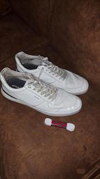 Blackstone Witte Sneakers - Maat 50 Lederen. in nieuwstaat, Onbekend, Wit, Ophalen of Verzenden, Sneakers of Gympen