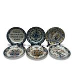 Lot 20e eeuwse Tichelaar Makkum borden (6x), Antiek en Kunst, Antiek | Wandborden en Tegels, Ophalen of Verzenden