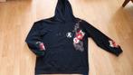 Hoodie in Aziatische sferen maat 40-42, Kleding | Dames, Ophalen of Verzenden, Zo goed als nieuw, Maat 42/44 (L), Zwart