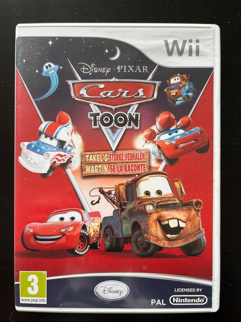 Cars Toon Wii, Spelcomputers en Games, Games | Nintendo Wii, Zo goed als nieuw, Sport, 3 spelers of meer, Vanaf 3 jaar, Ophalen of Verzenden