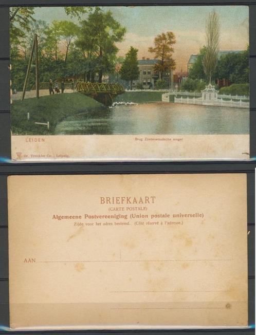 Leiden 1915 Zoeterwoudsche Singel Ansichtkaart 1109c jdu, Verzamelen, Ansichtkaarten | Nederland, Ongelopen, Zuid-Holland, Voor 1920