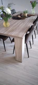 T.k.grote tafel 230 x 102 en 78 hoog 8 plaatsen, Huis en Inrichting, Ophalen, 100 tot 150 cm, 200 cm of meer, Zo goed als nieuw