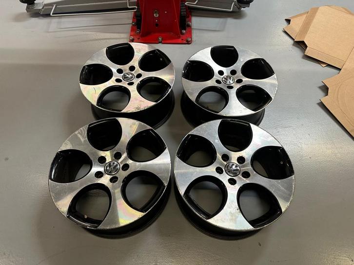 18inch Originele VW Audi Seat Skoda GTI Style Velgen! 5x112, Auto-onderdelen, Banden en Velgen, Banden en Velgen, 18 inch, Personenwagen