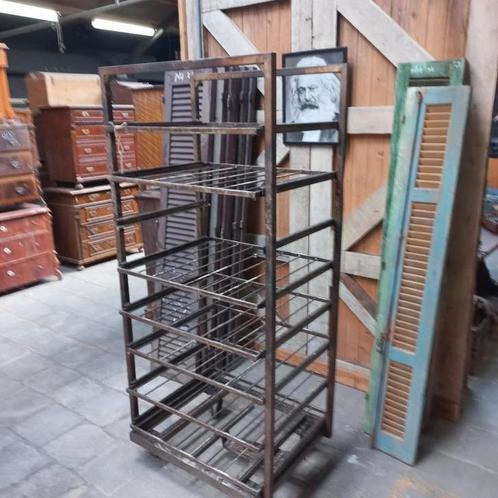 Oude metalen bakkerskar/ bakkersrek, Antiek en Kunst, Curiosa en Brocante, Ophalen