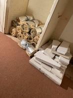 Isolatiemateriaal restpartij, ISOVER en piepschuim, Doe-het-zelf en Verbouw, Isolatie en Afdichting, Ophalen, 4 tot 8 cm, Gebruikt