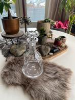 Elegante zware Wijnkaraf, Antiek en Kunst, Antiek | Glas en Kristal, Ophalen of Verzenden