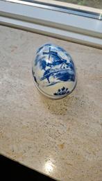 Delfst blauw schaaltje - ei, Ophalen of Verzenden