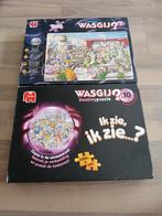 2 wasgij puzzels 1000 stukjes, Ophalen of Verzenden, 500 t/m 1500 stukjes, Gebruikt, Legpuzzel
