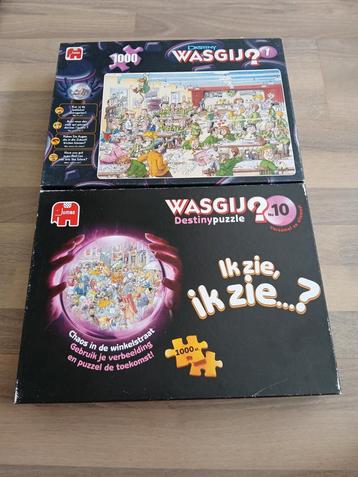 2 wasgij puzzels 1000 stukjes beschikbaar voor biedingen