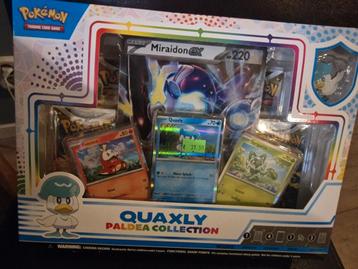 Quaxly paldea collection box sealed met 4 pakjes beschikbaar voor biedingen