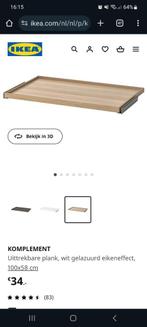 Ikea uittrekbare plak Pax kast 100x58, Huis en Inrichting, Kasten | Kledingkasten, 50 tot 100 cm, Kunststof hout, Minder dan 100 cm