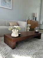 Salontafel japandi stijl donkerbruin, Huis en Inrichting, Tafels | Salontafels, Ophalen, Gebruikt, 50 tot 100 cm, 100 tot 150 cm
